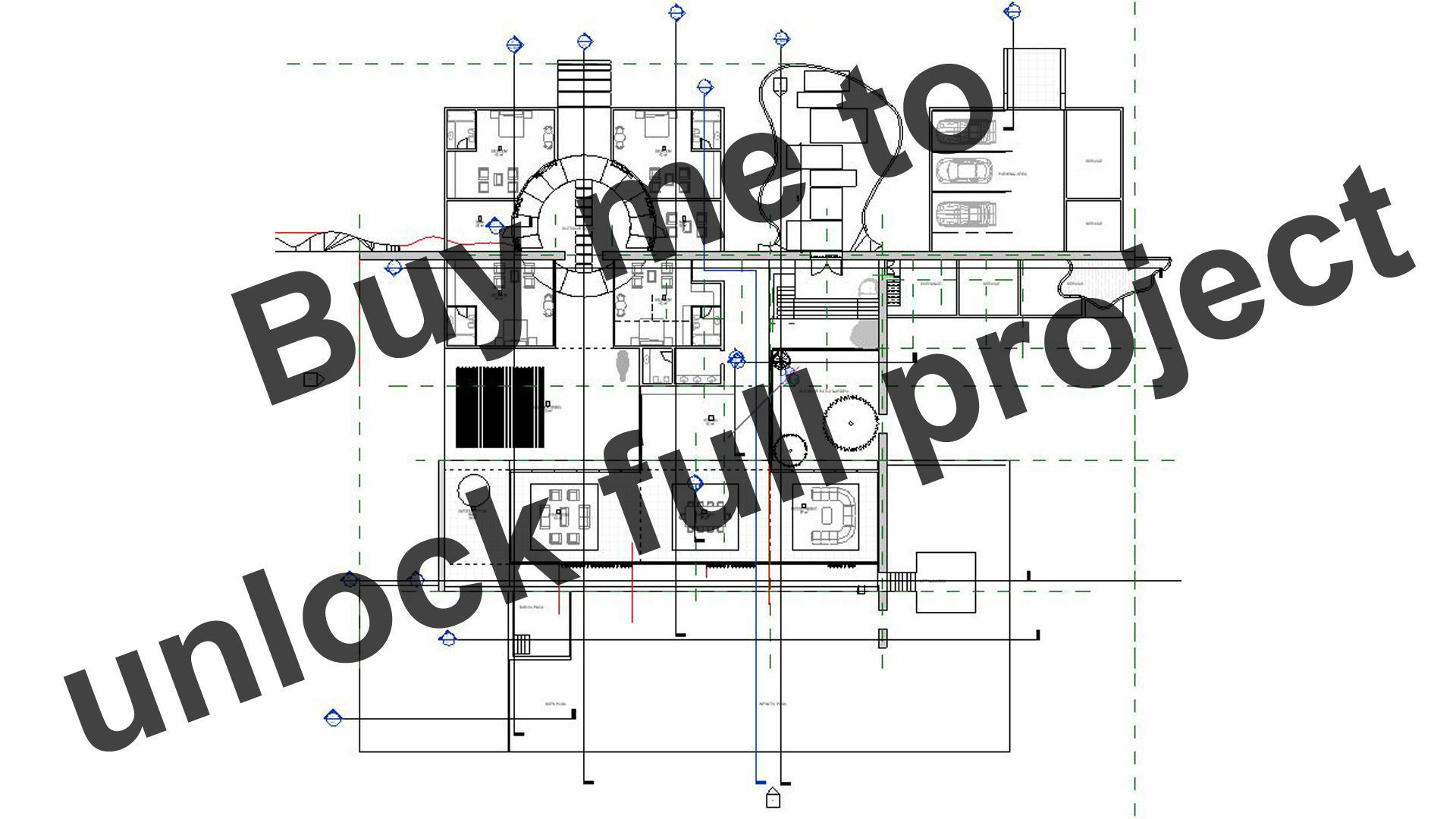 Luxurious Ultra Modern beach villa house with interior vray 3D model_6