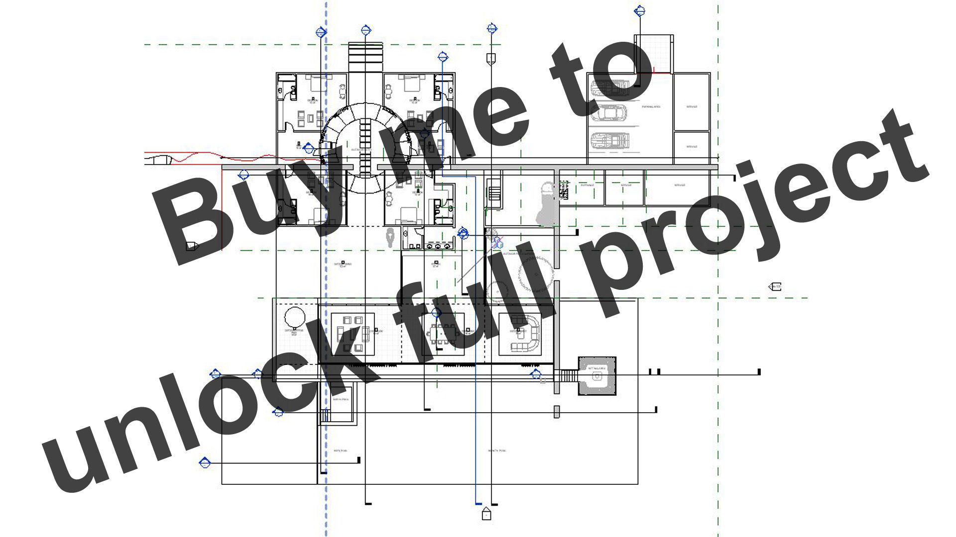 Luxurious Ultra Modern beach villa house with interior vray 3D model_5