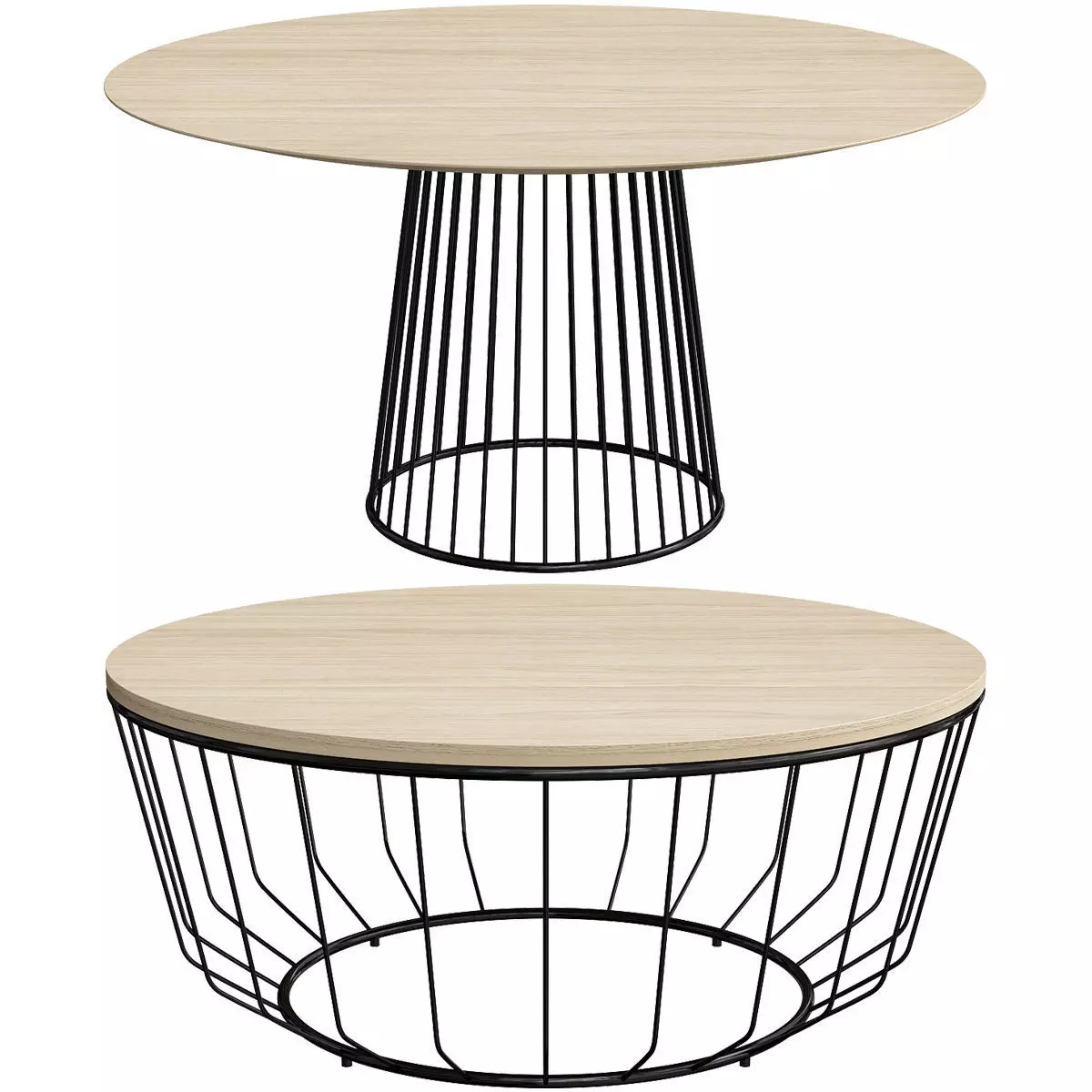 Dolores Mango and Michou Tables 3D model_0