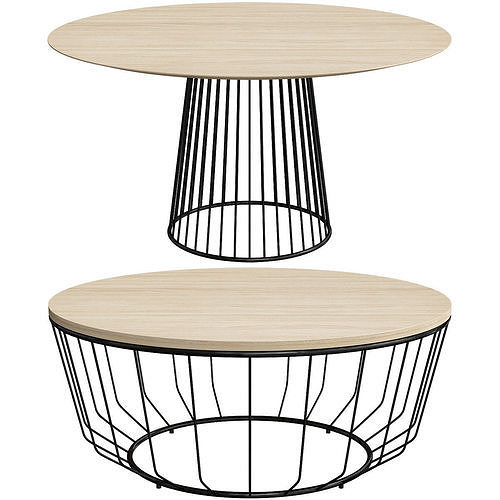 Dolores Mango and Michou Tables 3D model