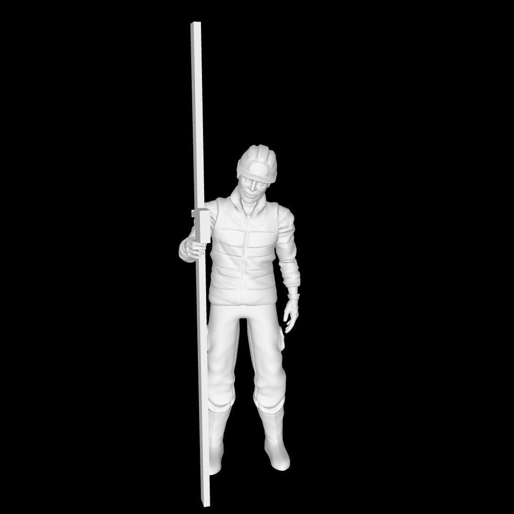 CONSTRUCTION WORKER 3D print model_2