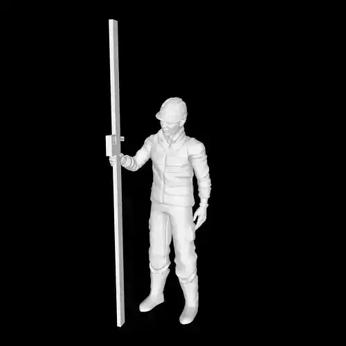 CONSTRUCTION WORKER 3D print model