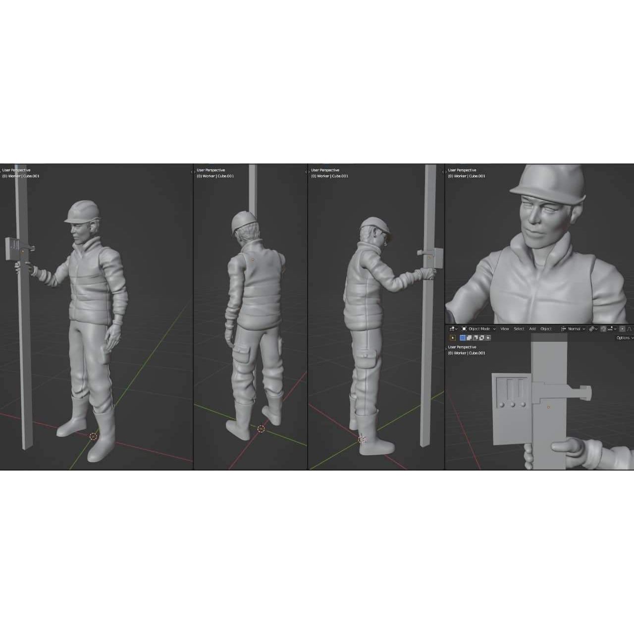 CONSTRUCTION WORKER 3D print model_1
