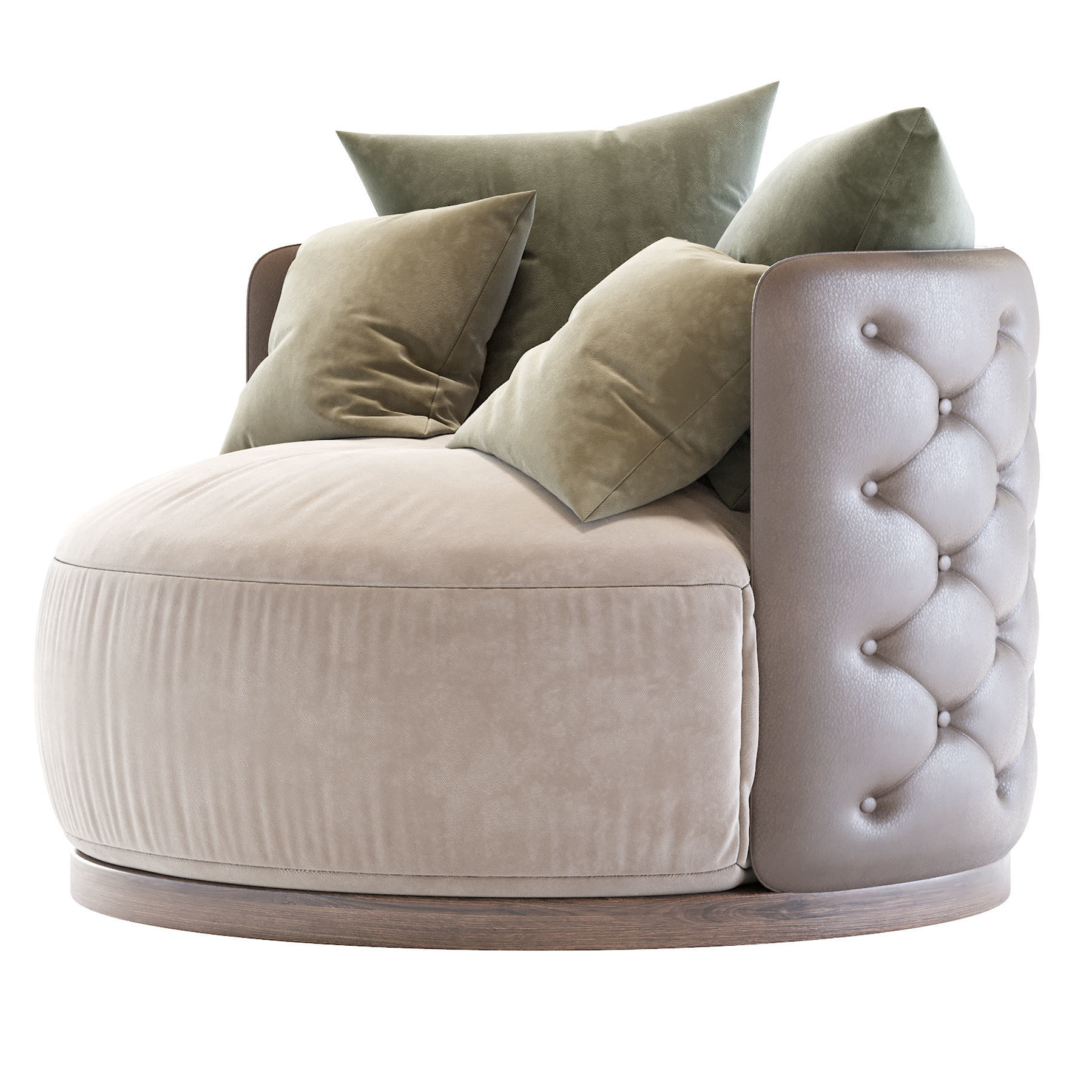 Armchair Mademoiselle 3D model_3