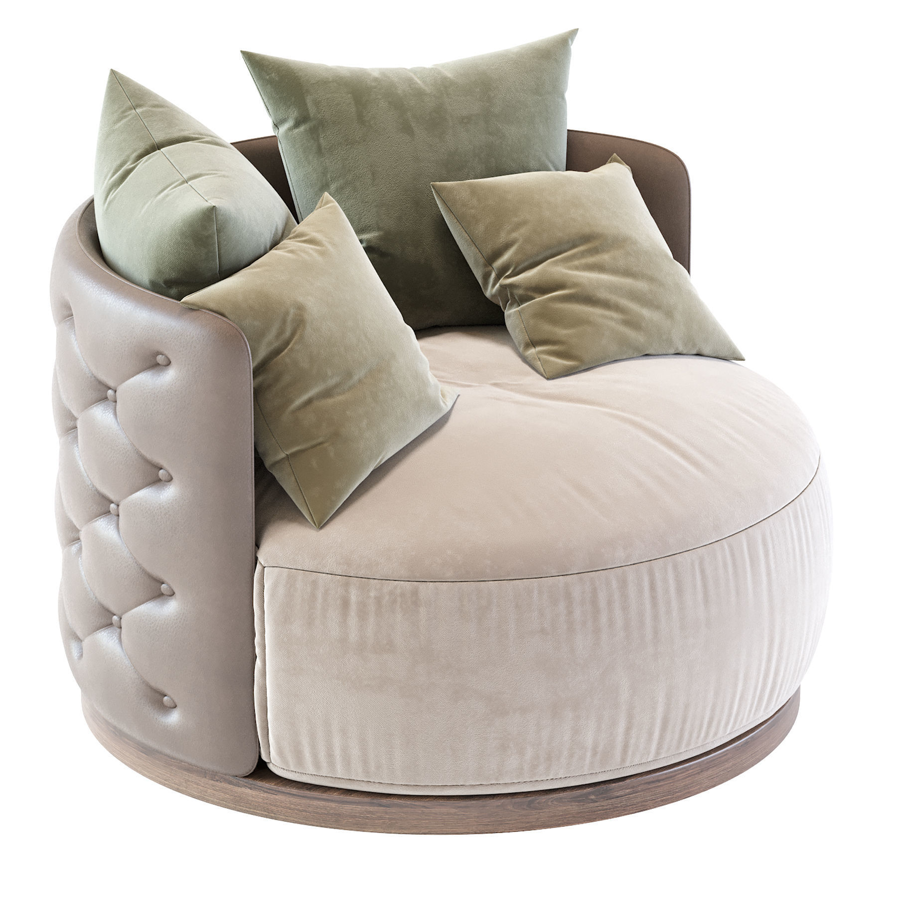 Armchair Mademoiselle 3D model_2