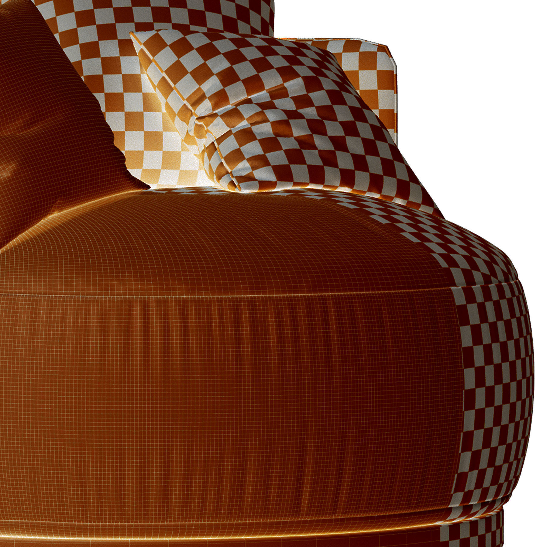 Armchair Mademoiselle 3D model_30