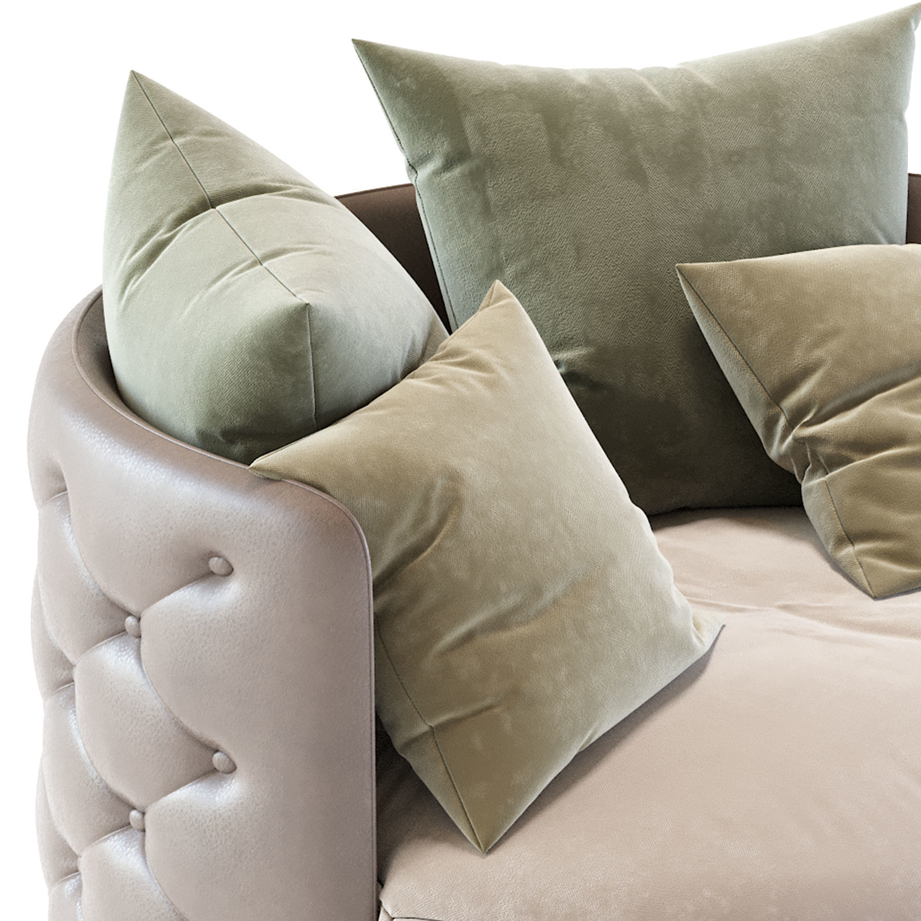 Armchair Mademoiselle 3D model_13