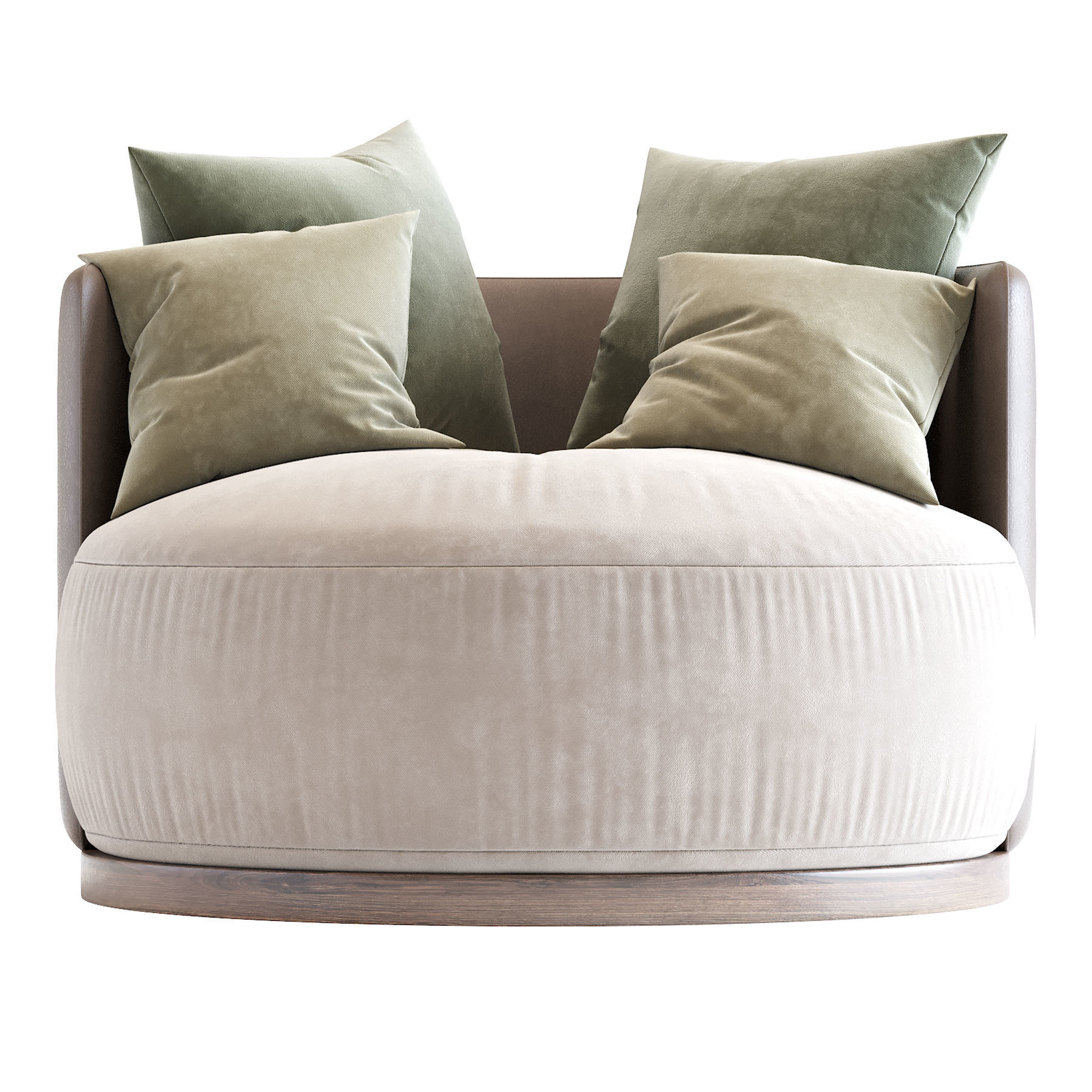 Armchair Mademoiselle 3D model_4