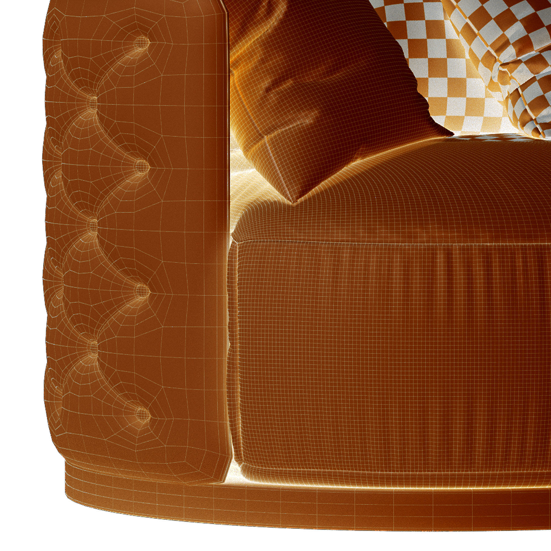 Armchair Mademoiselle 3D model_29