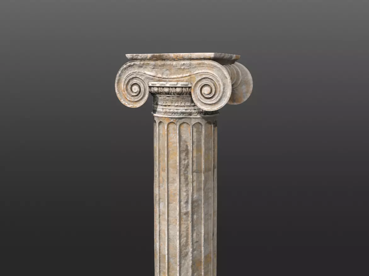 Ionic column 3D model