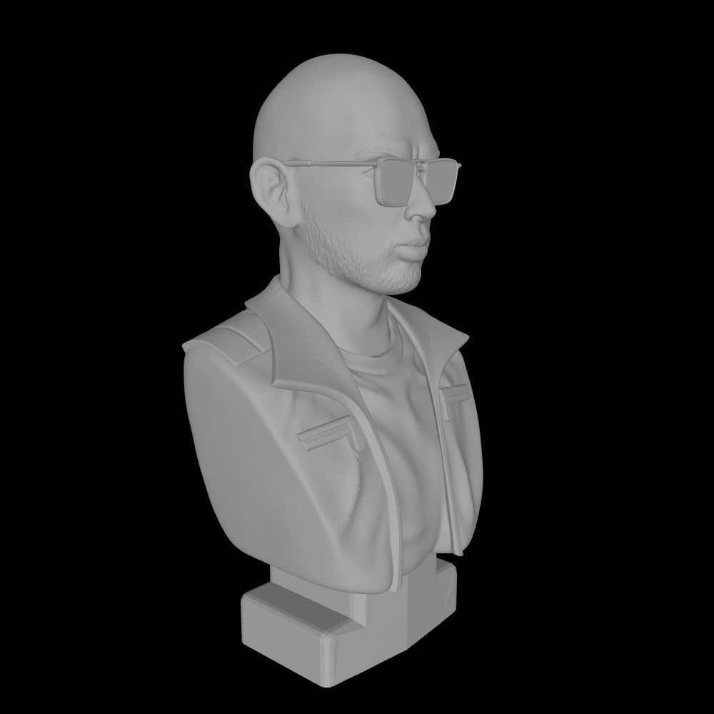 ANDREW TATE BUST TOP G 3D print model_6