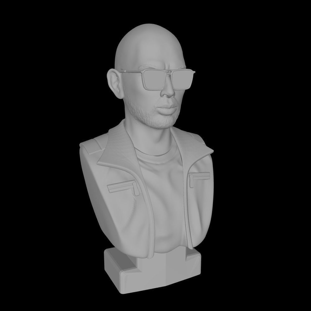 ANDREW TATE BUST TOP G 3D print model_7