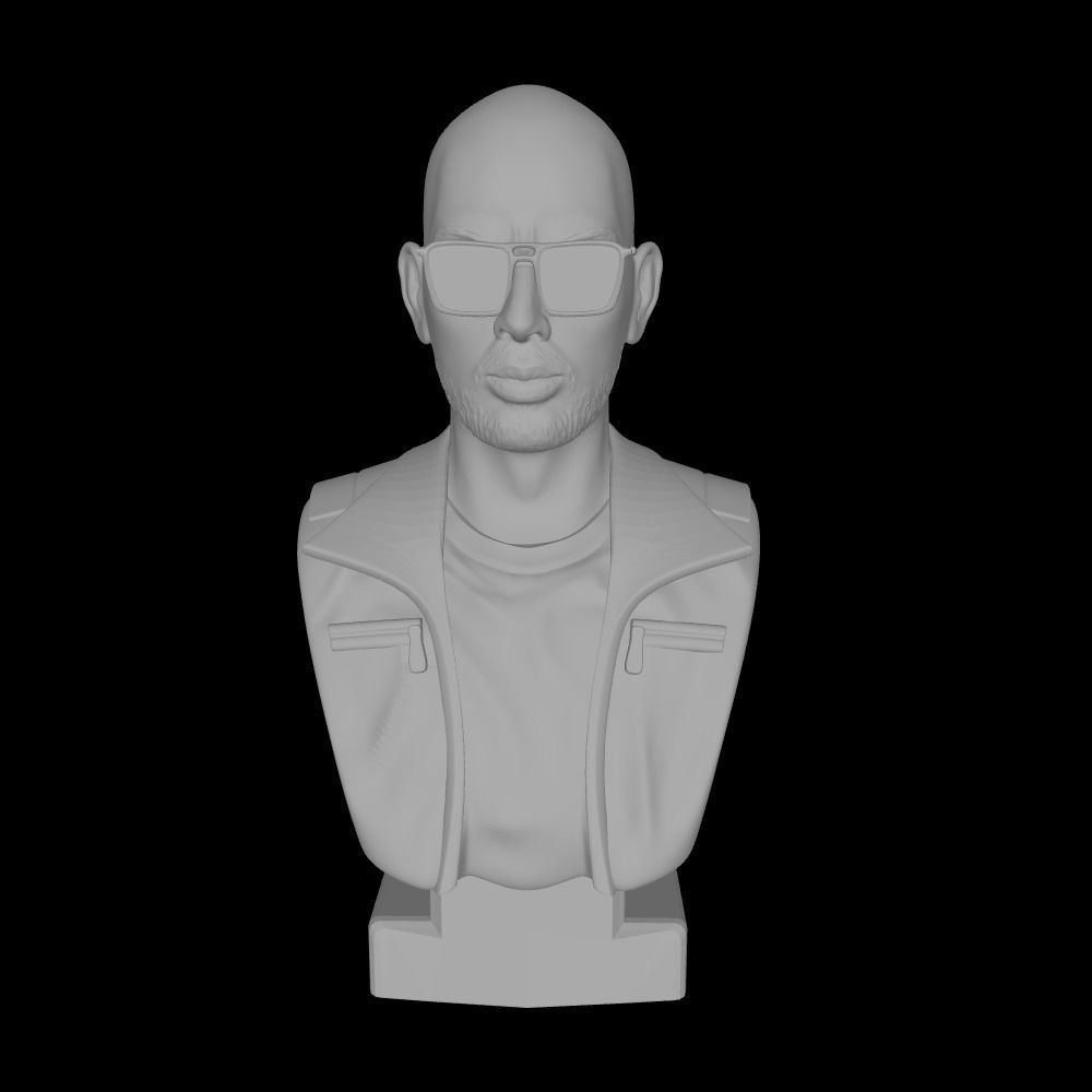 ANDREW TATE BUST TOP G 3D print model_8
