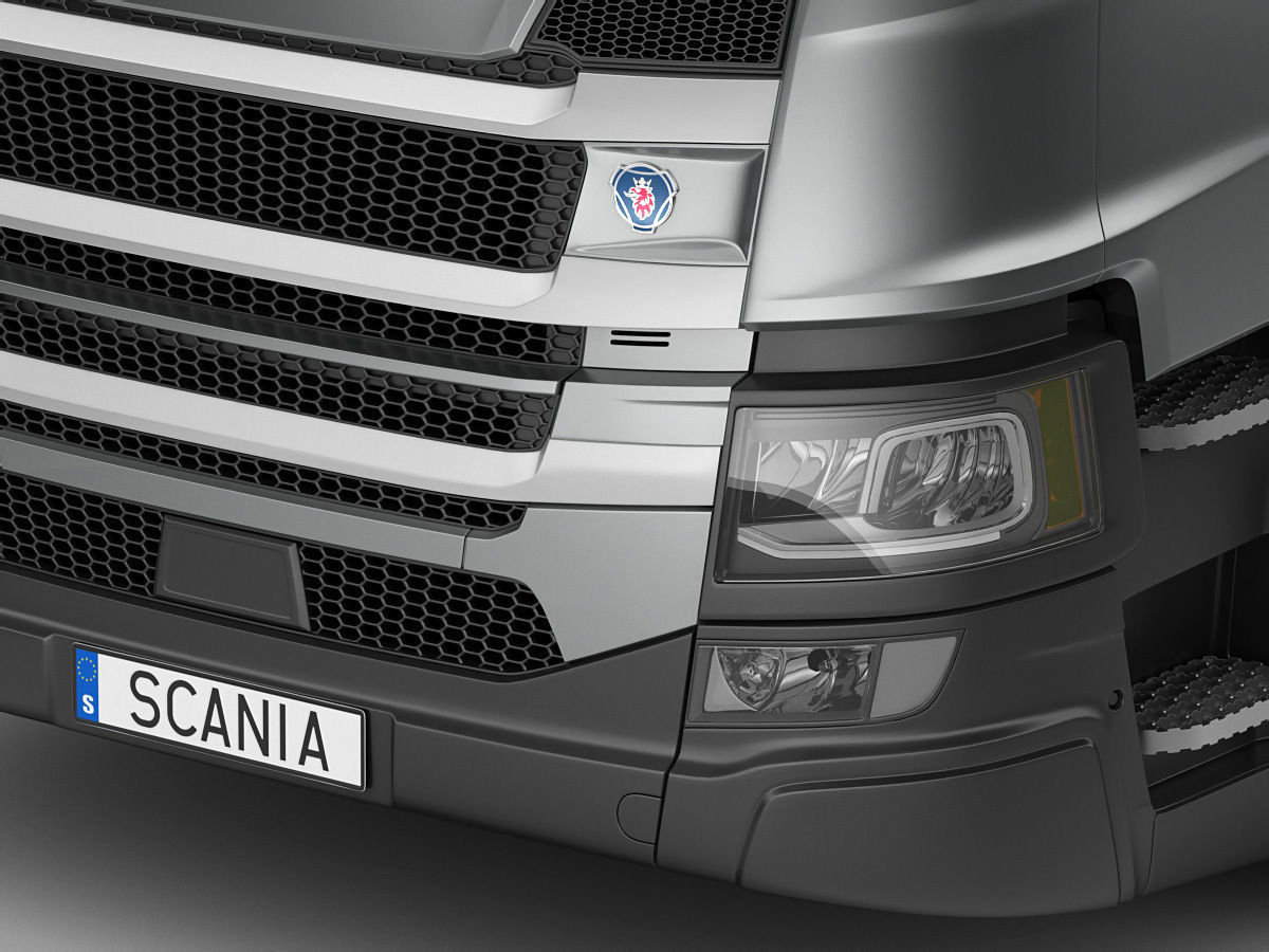 Box rigid truck P-series 2018 3D model_6