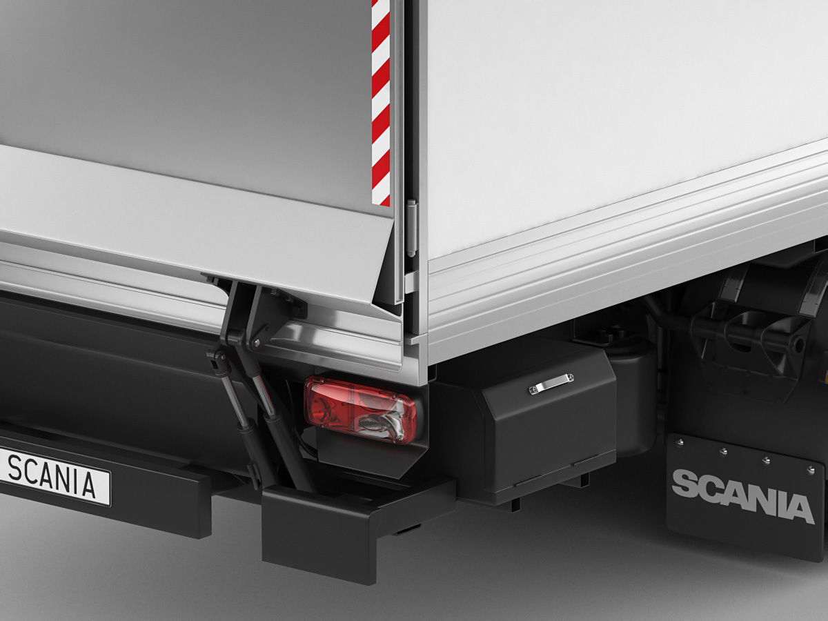 Box rigid truck P-series 2018 3D model_8