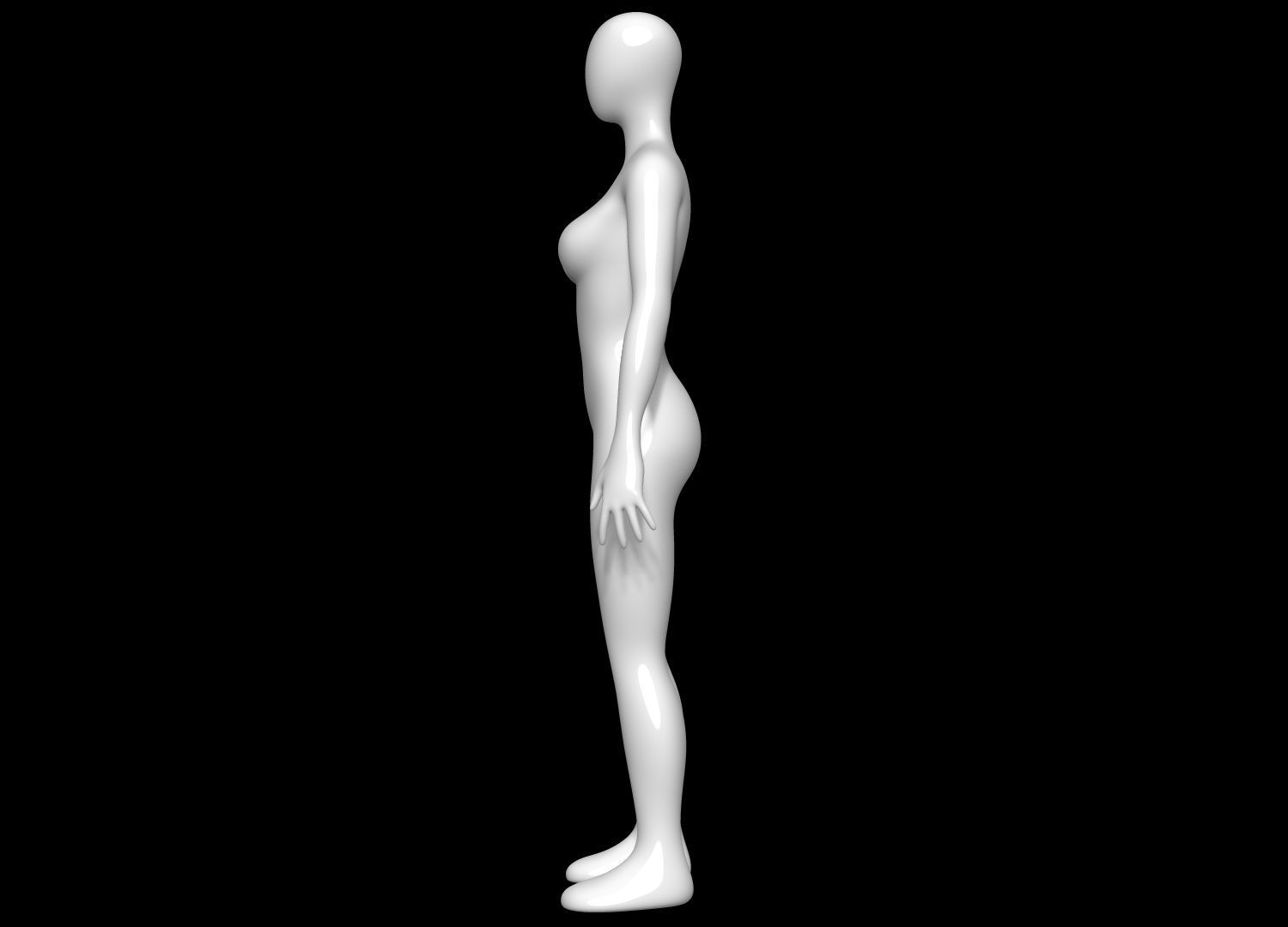 Mannequin Female 3D model_6