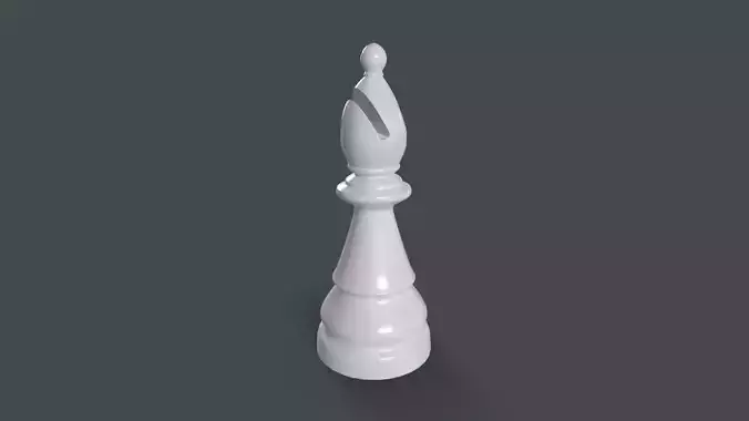 Chess Pitstop Low-poly 3D model