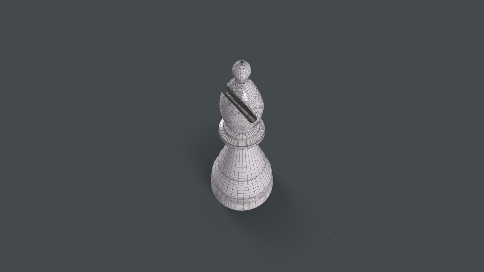 Chess Pitstop Low-poly 3D model_2