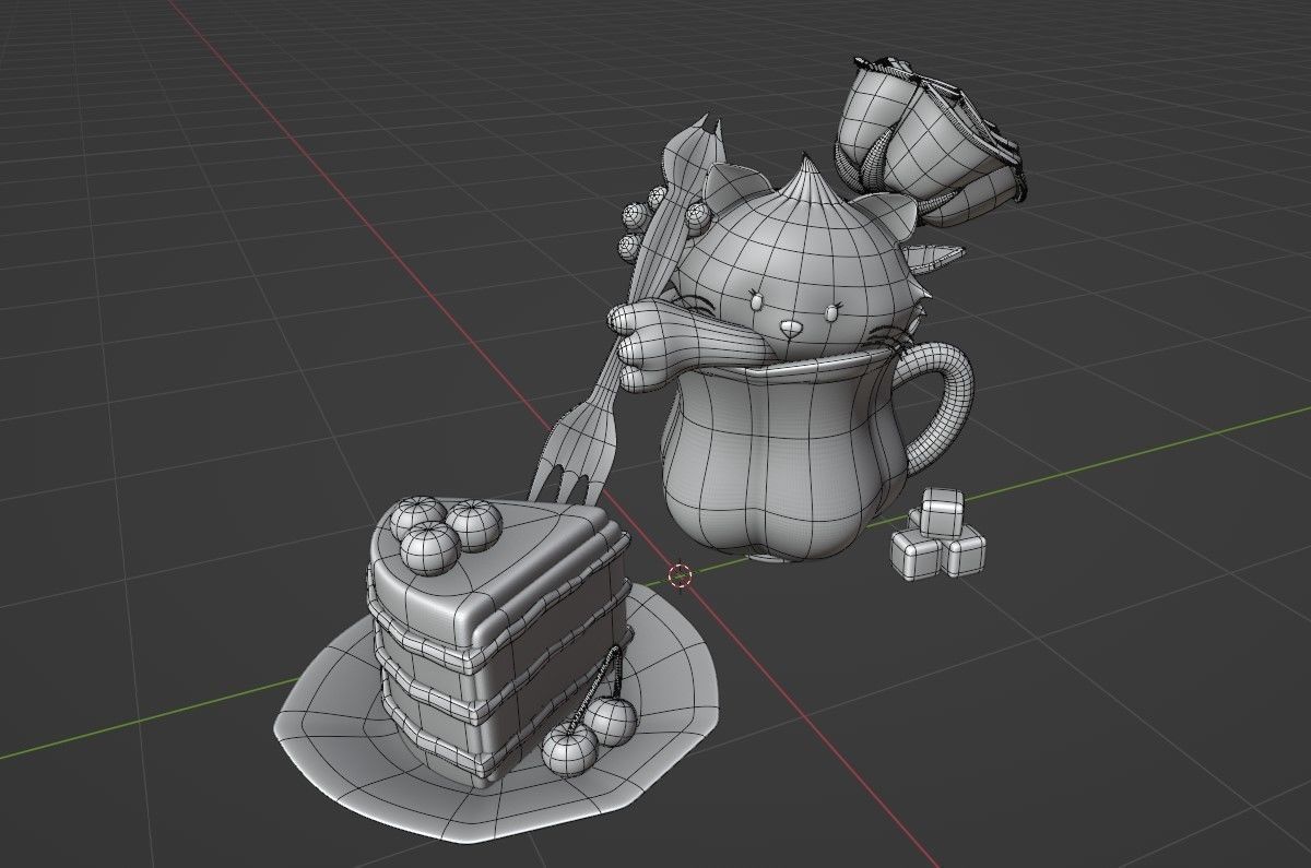 Tea time 3 3D print model_1