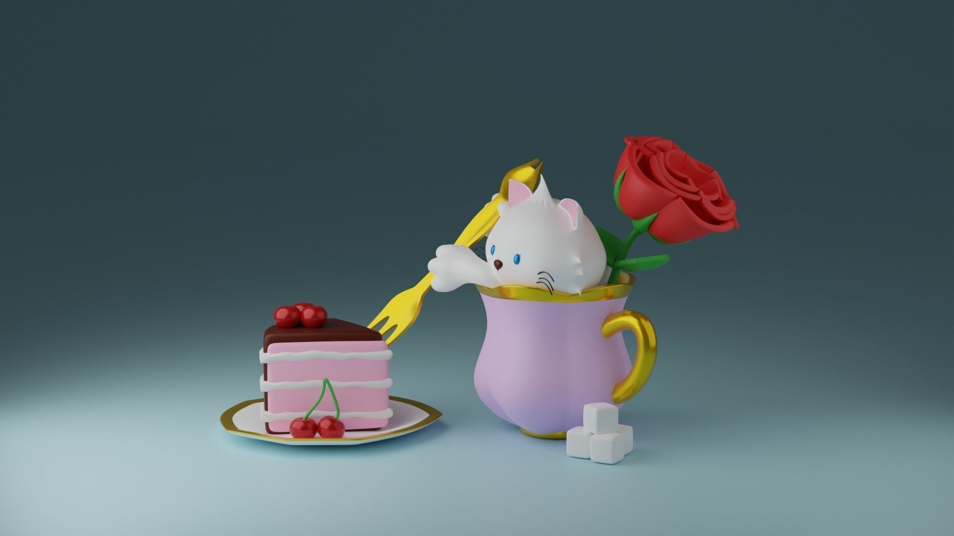 Tea time 3 3D print model_10