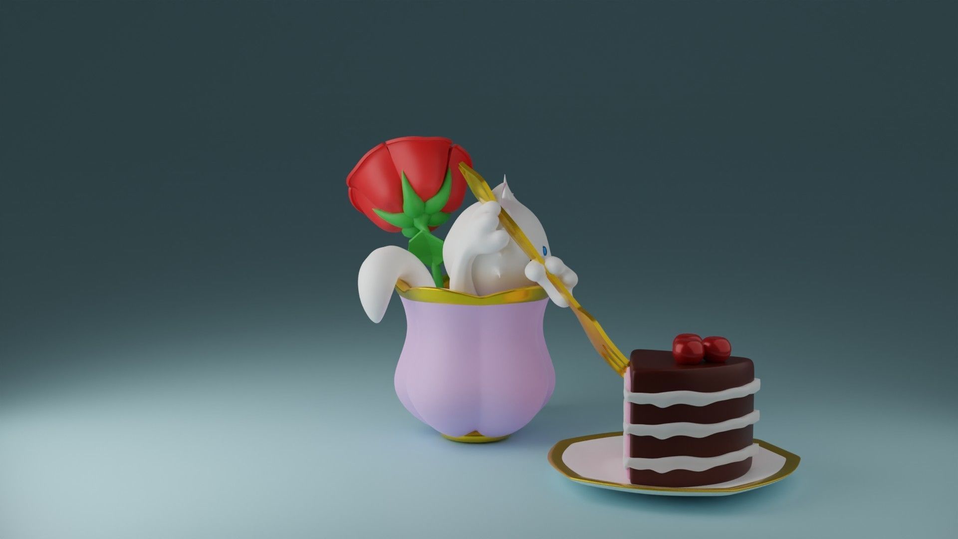 Tea time 3 3D print model_5