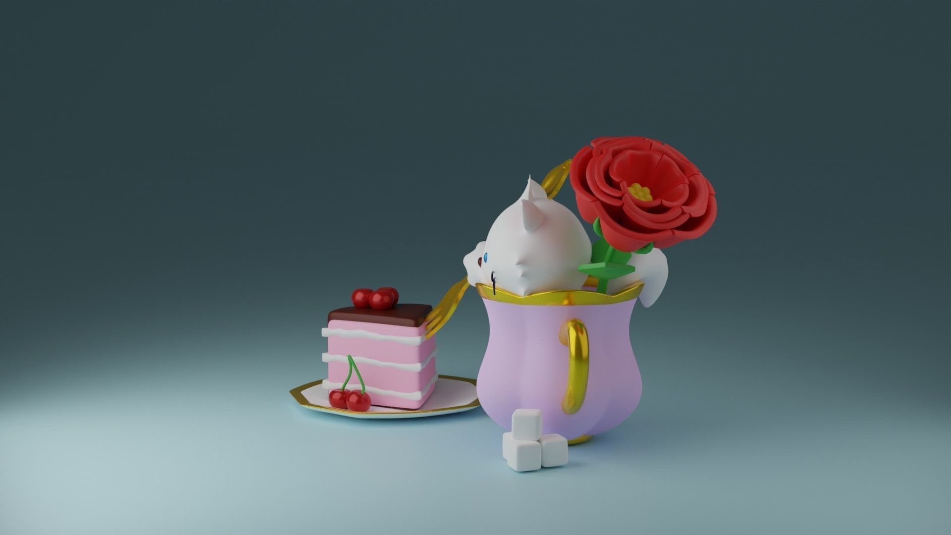 Tea time 3 3D print model_9