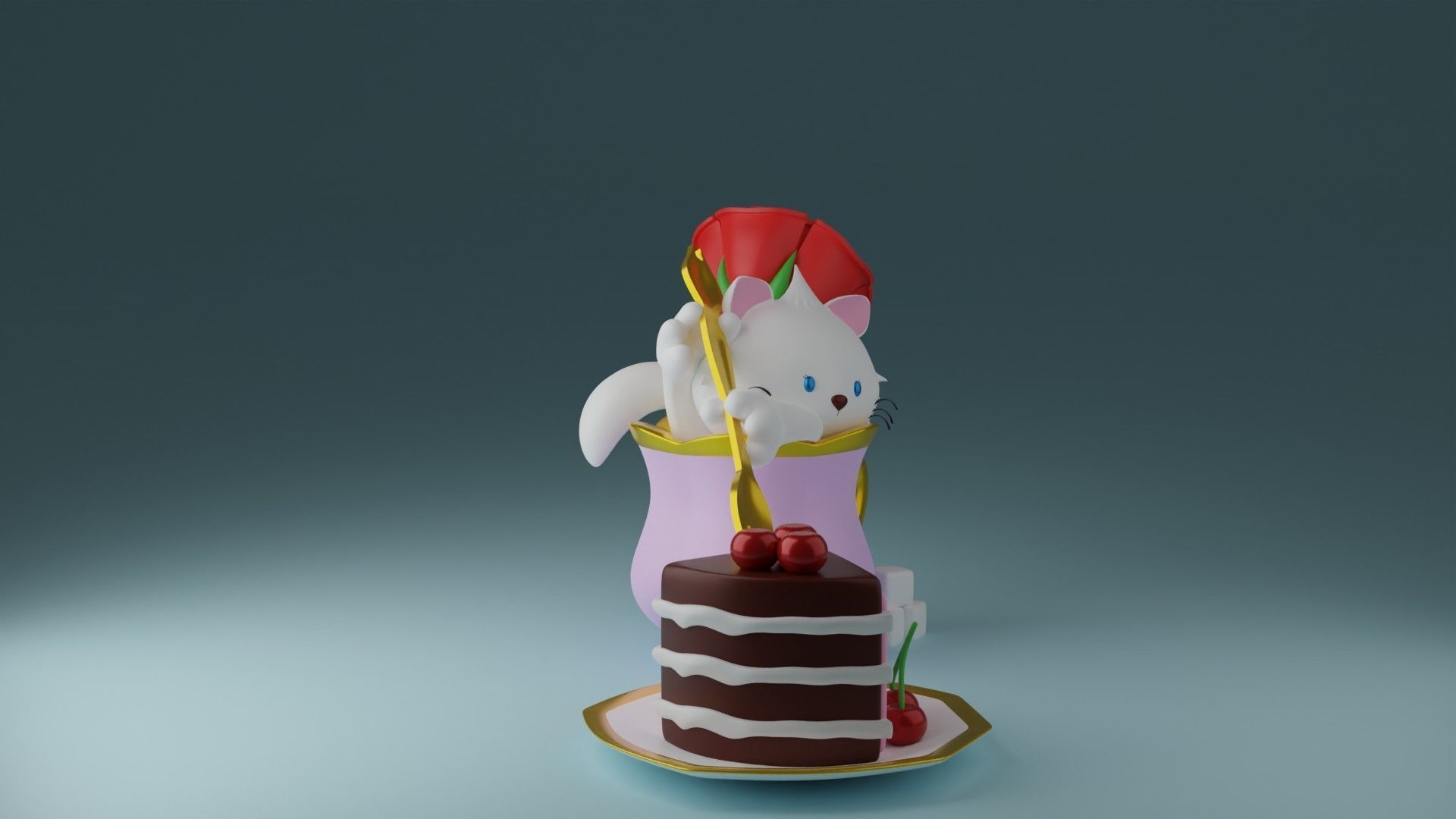 Tea time 3 3D print model_4