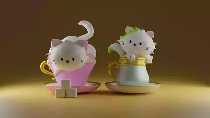 Tea time 2 3D print model