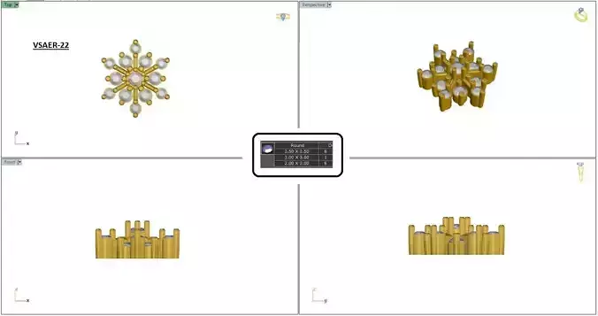 Earrings cad file