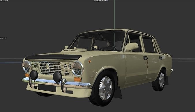 VAZ 2101 my fathers first car Free 3D model