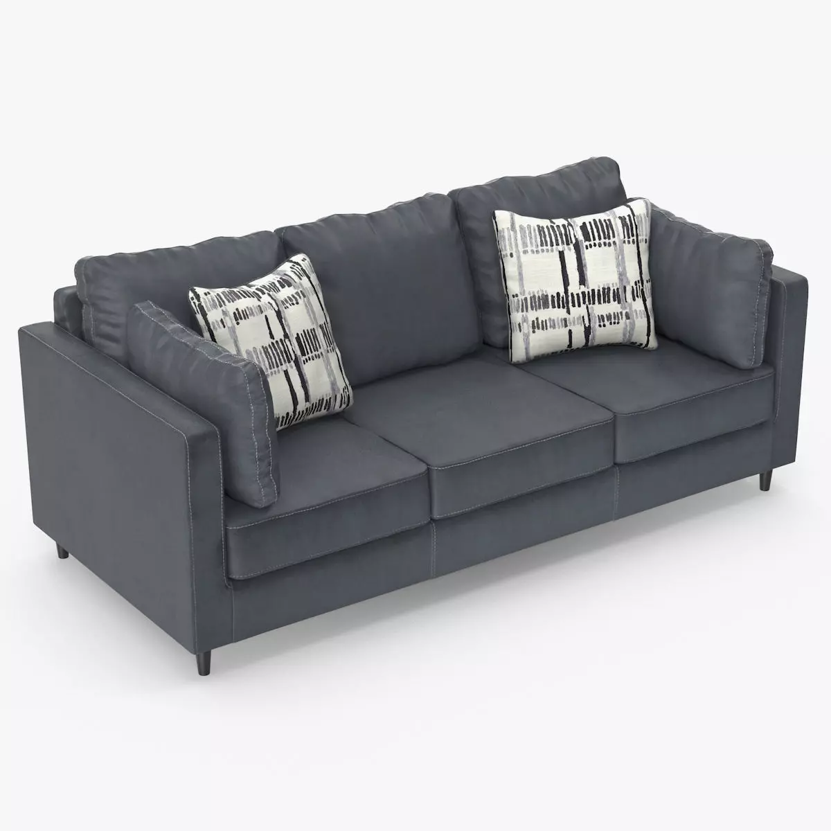 Sofa - Set Part 4 Low-poly 3D model_0