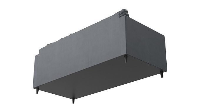 Sofa - Set Part 4 Low-poly 3D model 6