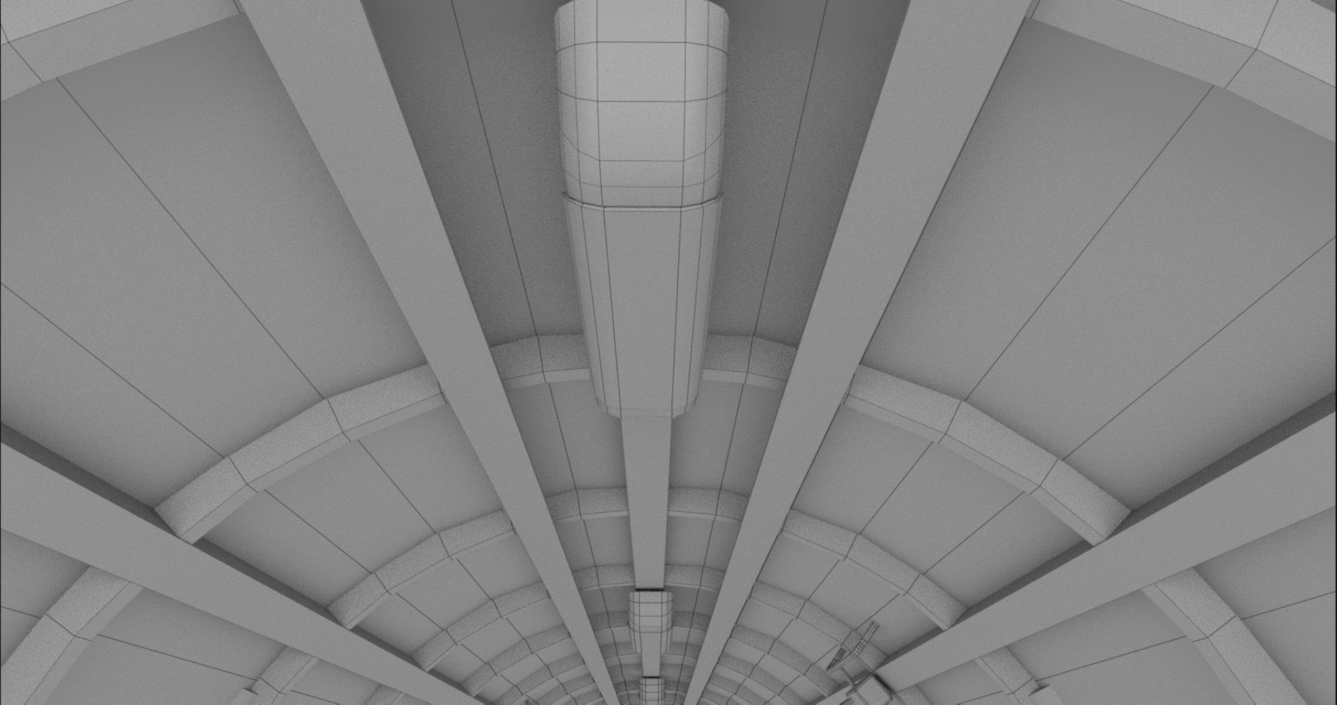 Train Tunnel02 All PBR Unity UE V-Ray Textures Included Low-poly 3D model_24