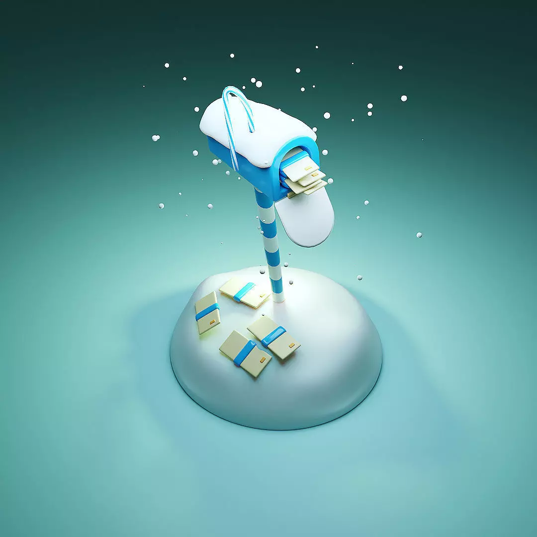 Mail Box 3D model of product 3D model animated | CGTrader