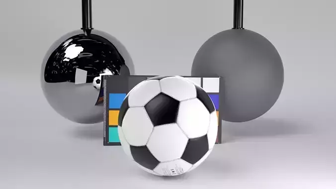 Soccer Ball 40 Low-poly 3D model