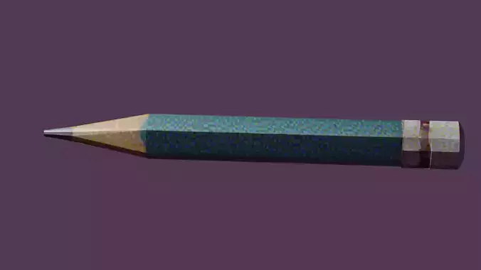 Pencil Low Poly - PS1 PSX style Low-poly 3D model