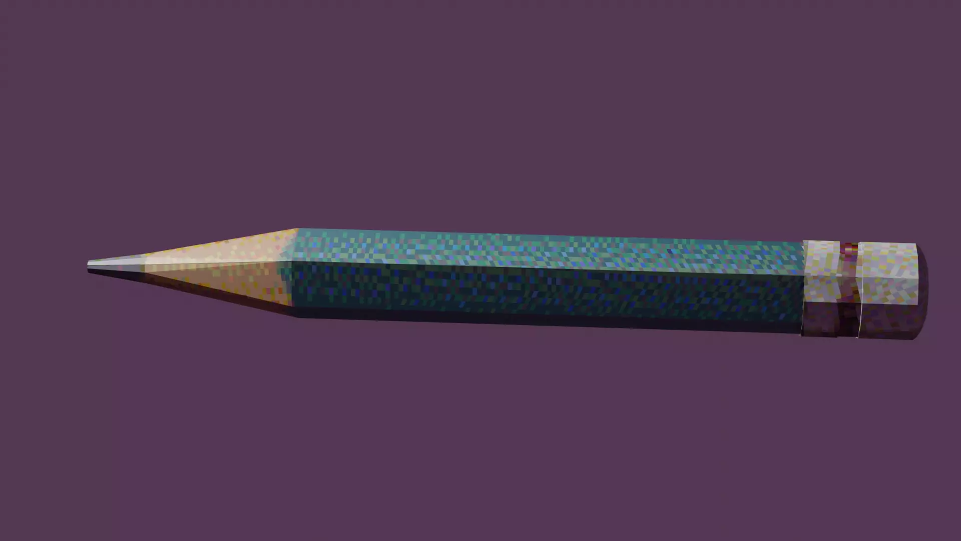 Pencil Low Poly - PS1 PSX style Low-poly 3D model_0