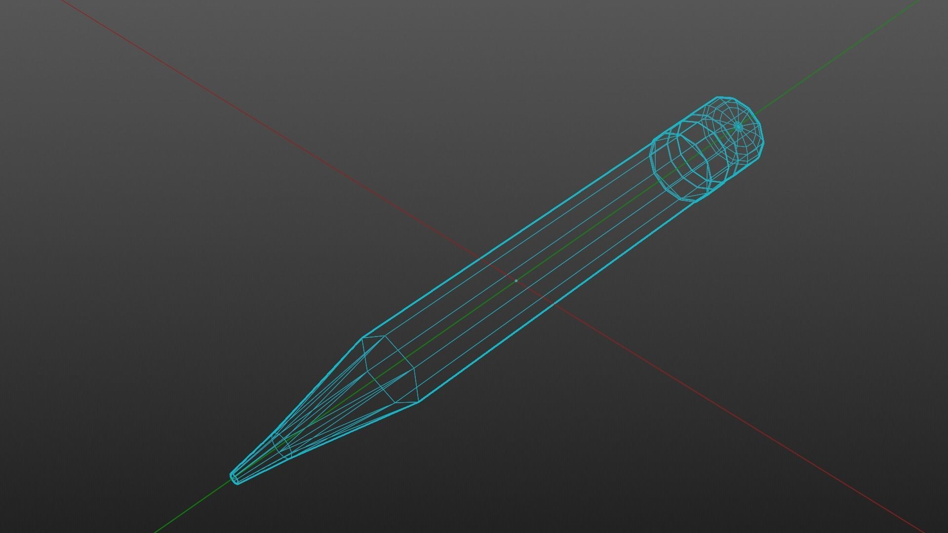 Pencil Low Poly - PS1 PSX style Low-poly 3D model_5