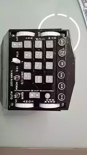 F-16 ICP for PC simulations with electronics parts fitted 3D print model
