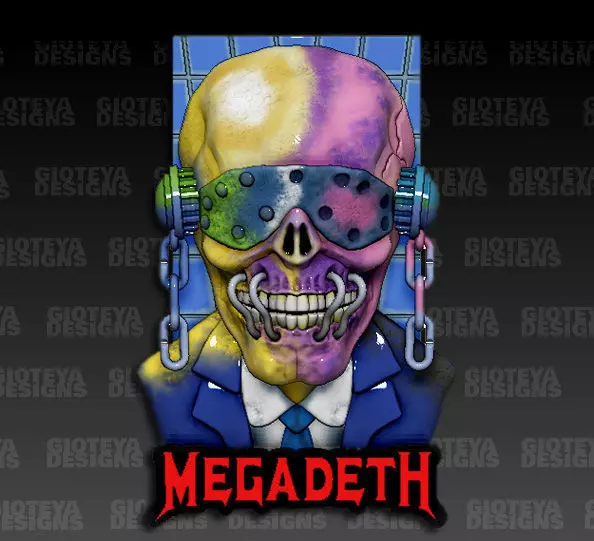 Megadeth Vic Rattlehead Rust in Peace 3D model_0