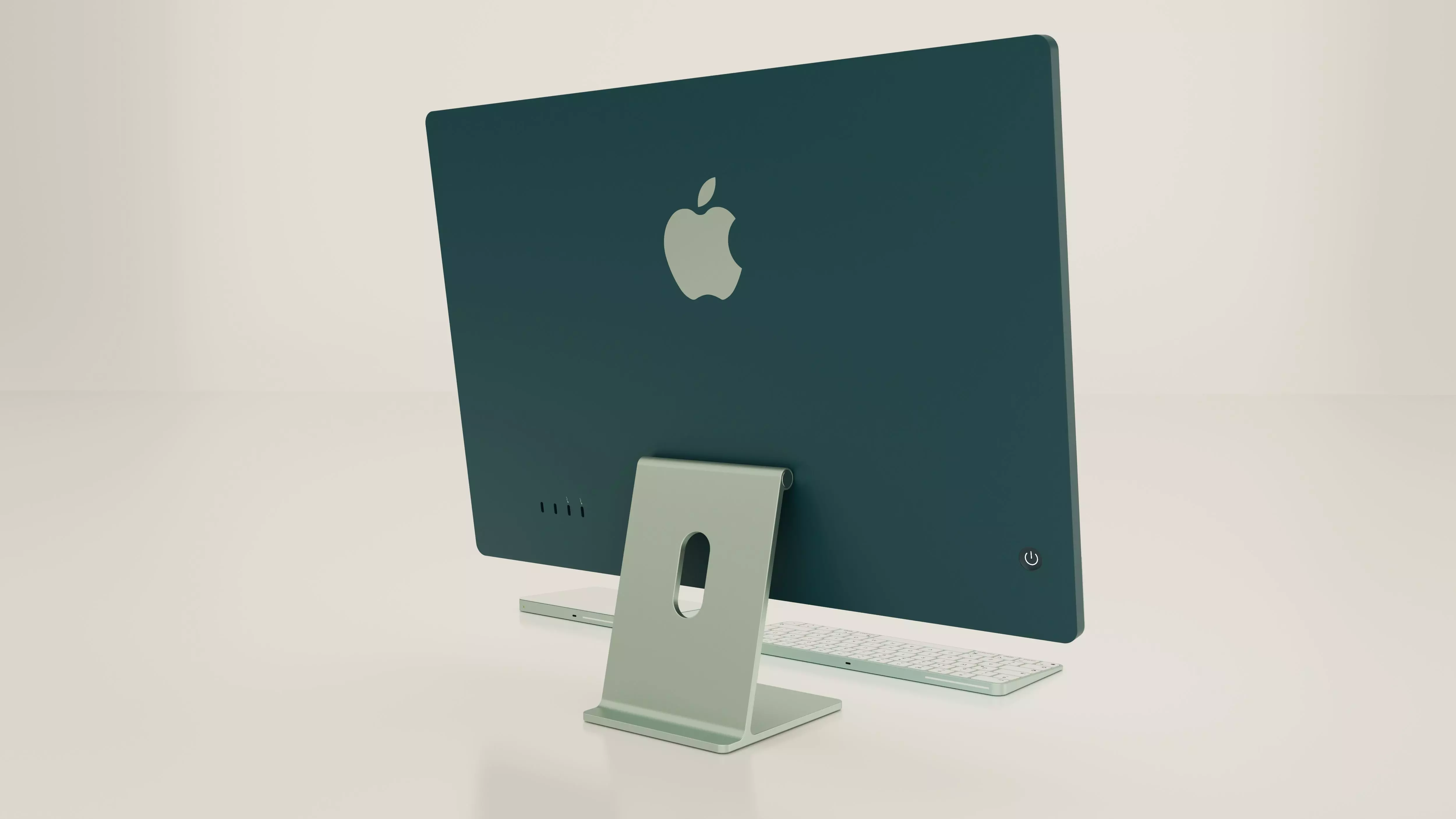 Apple 24 Inch iMac Set All Colors 3D model_0