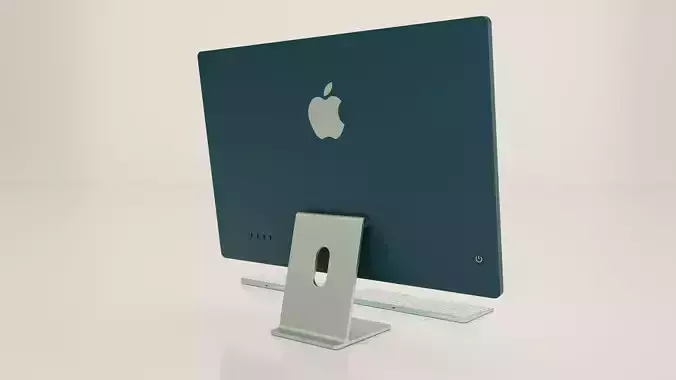 Apple 24 Inch iMac Set All Colors 3D model