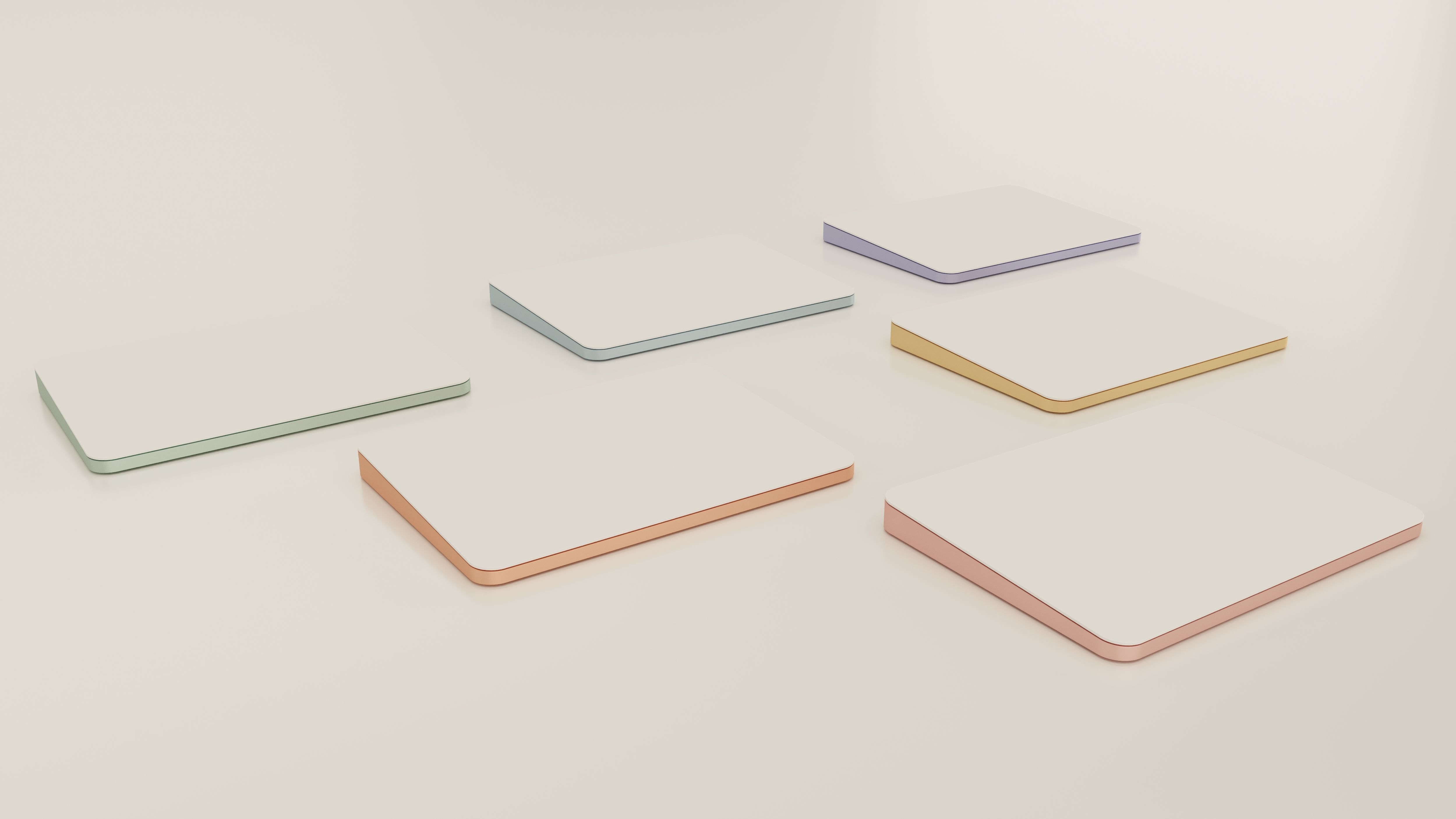 Apple 24 Inch iMac Set All Colors 3D model_17