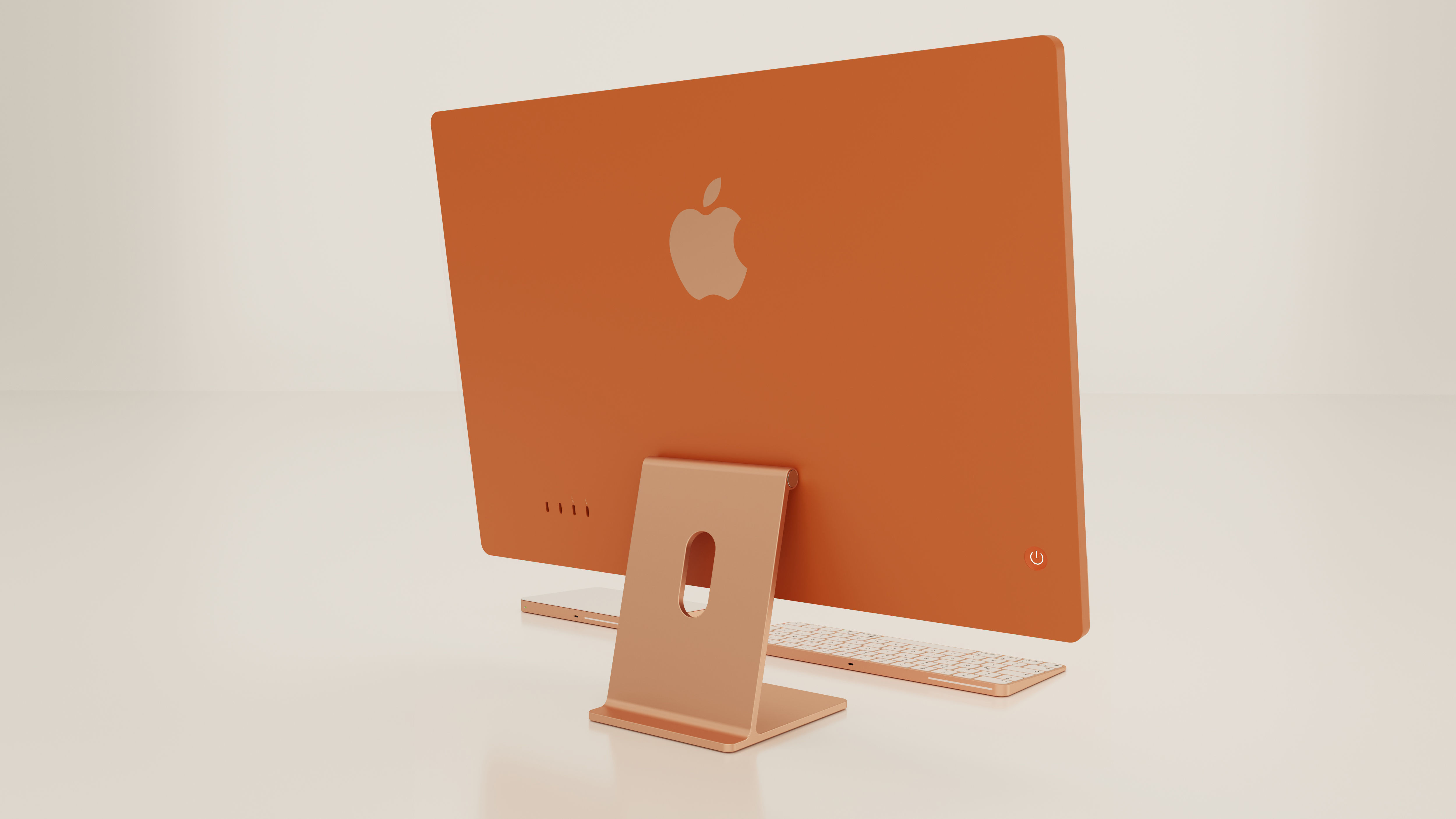 Apple 24 Inch iMac Set All Colors 3D model_4