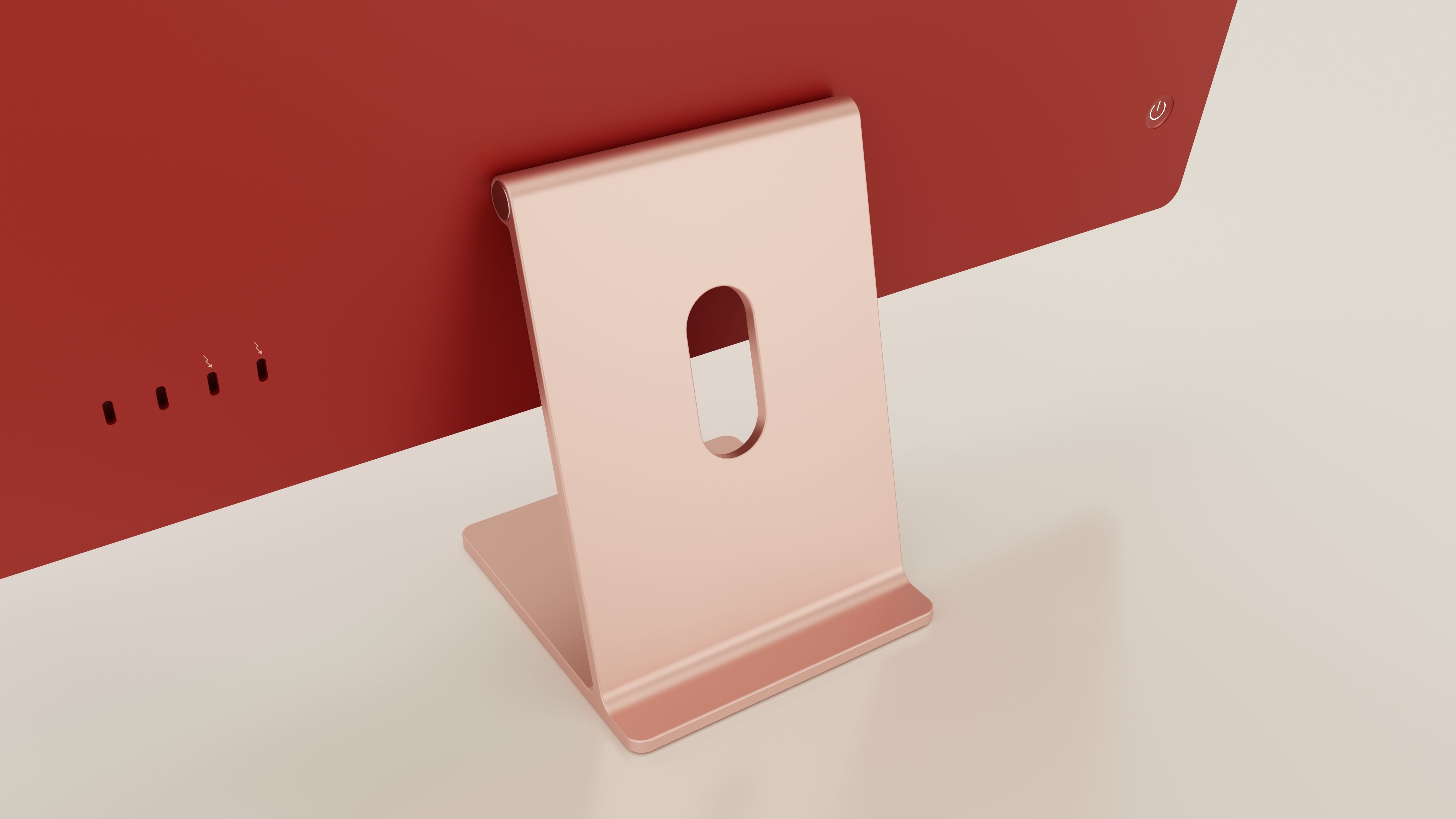 Apple 24 Inch iMac Set All Colors 3D model_10