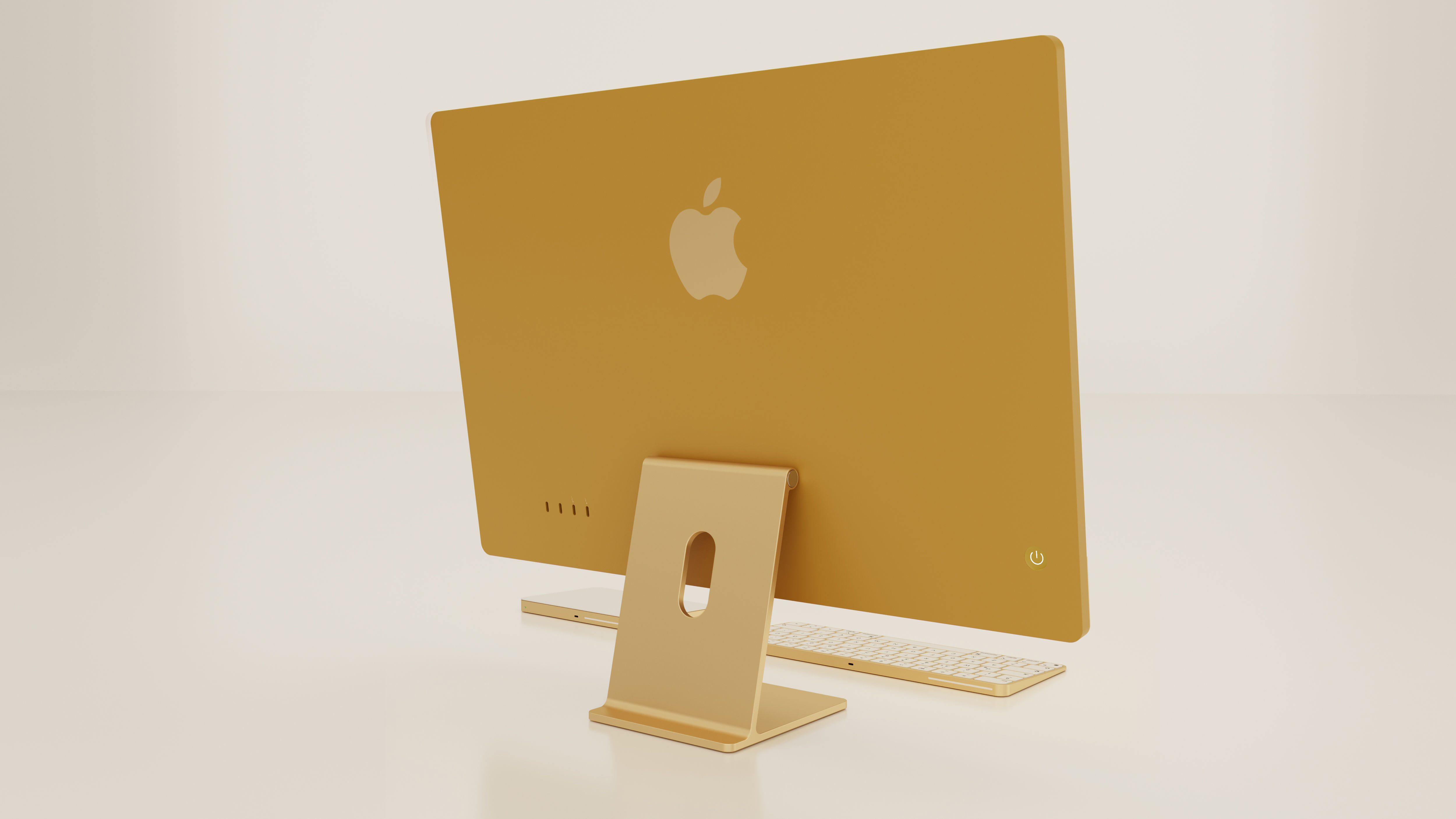 Apple 24 Inch iMac Set All Colors 3D model_5