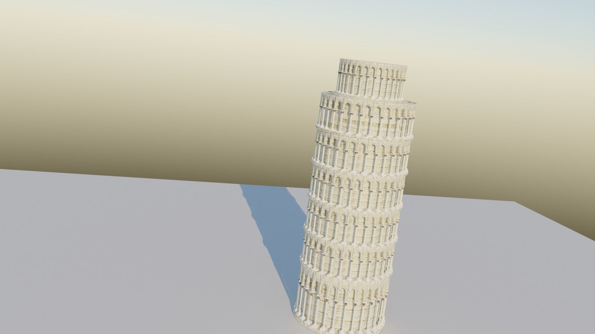 Pisa Tower 3D model_3