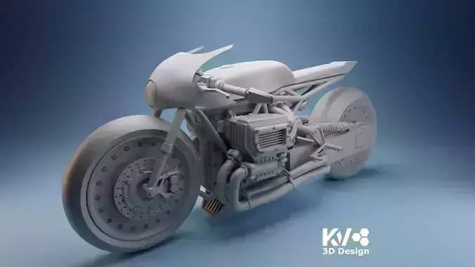 KV-The Batman Batcycle 2022 3D print model