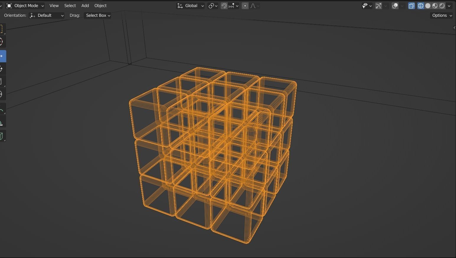 3D Rubiks Cube  3D model_3