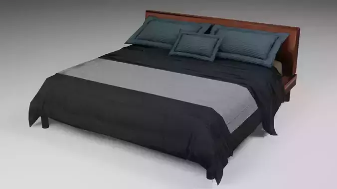 Bed Game Ready with bedding